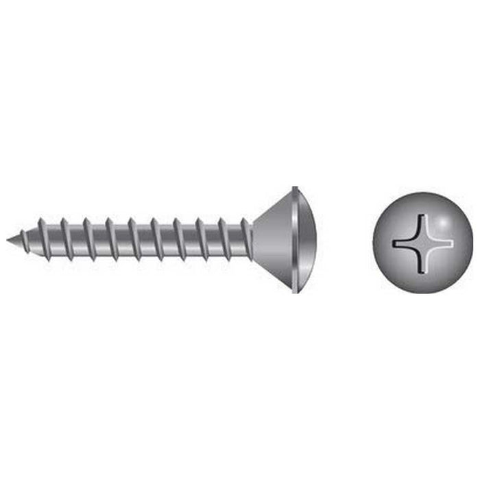 Seachoice 59617 Stainless Steel Phillips Machine Screw - Oval Head