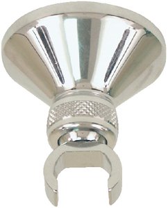 Scandvik 10650P Shower Handle Holder, Chrome Plated Brass Bulkhead Swivel, Fits All w/Elbow Shower Handles