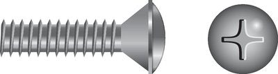 Seachoice SC0835 Phillips Machine Screw Oval Head, 6-32 x 3/4"