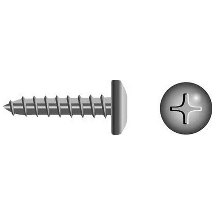 Seachoice 59577 Stainless Steel Phillips Tapping Screw - Pan Head