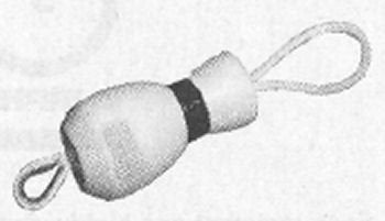 Cal-June 1203 Jim-Buoy Pick Up Buoy White With Assorted Band Colors
