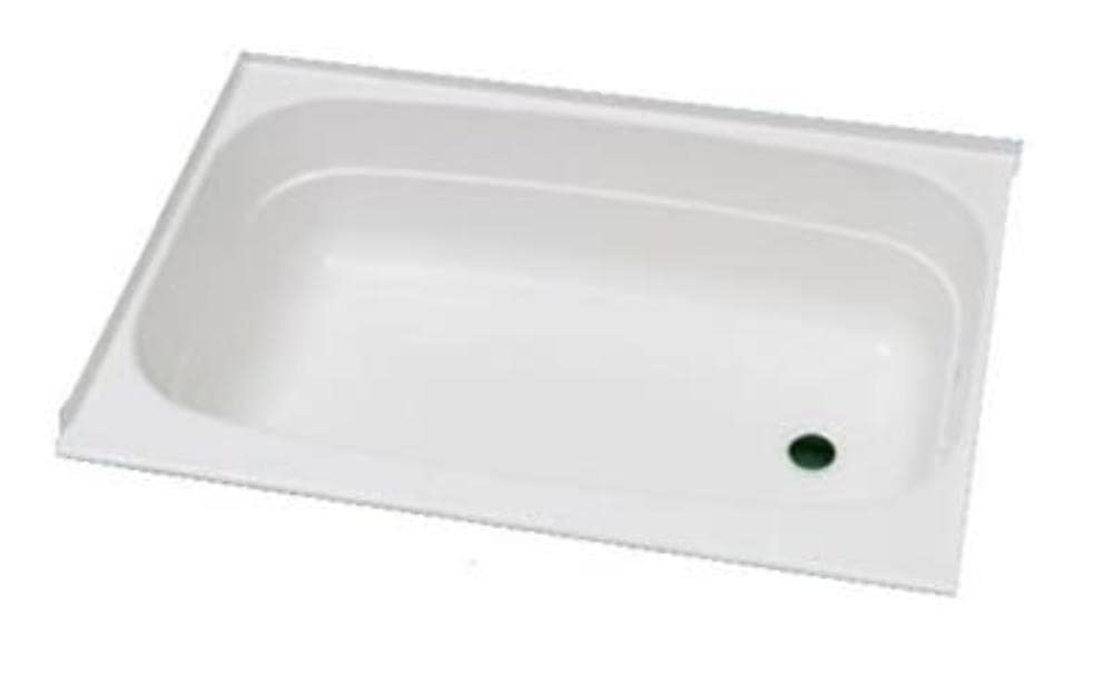 Specialty Recreation BT2436WR Right Drain Bathtub, 24" x 36", White