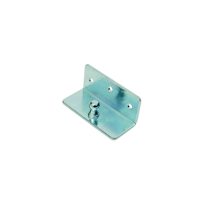 Taylor Made Products 1884 Zinc Plated Gas Lift Hardware, Angled Mount Bracket w/Ball Stud