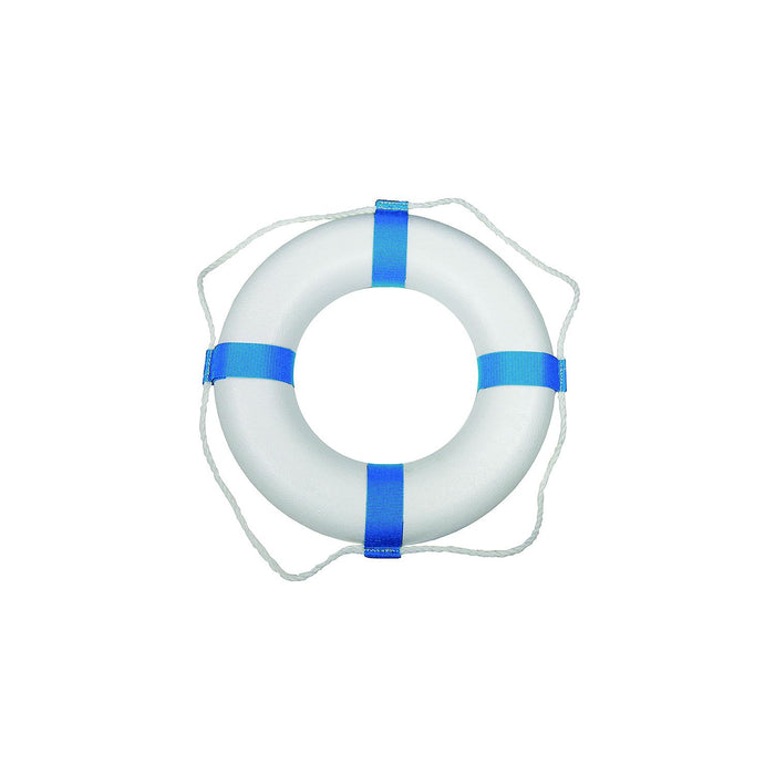 Taylor Made Products 371 Taylor 17" Decorative Ring Buoy, White/Blue (Not a Life Saving Device)