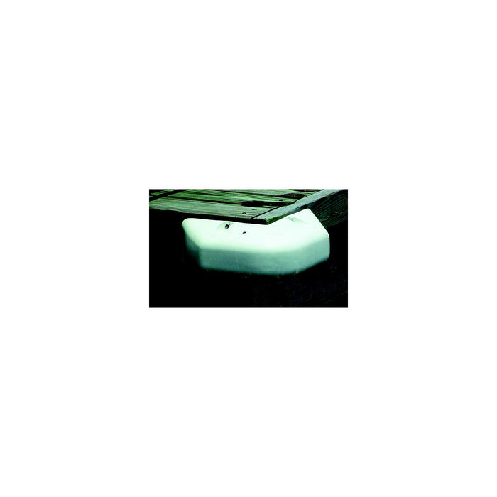 Taylor Made Products 45510 Taylor Dock Pro Heavy-Duty Vinyl Dock Bumper 4" D x, 5" H White