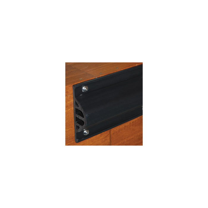 Taylor Made Products 45990 Taylor Dock Pro Commerical Grade Premium Side Gard, 4.25" High, 10' Coil, Black