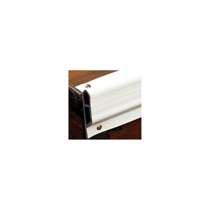 Taylor Made Products 46086 White, Small Double Molded Vinyl Dock Edging. 10' Coil