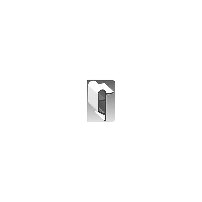Taylor Made Products 46086 White, Small Double Molded Vinyl Dock Edging. 10' Coil