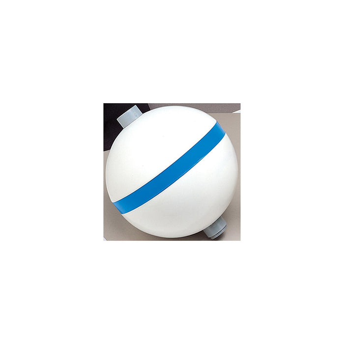 Taylor Made Products 46370 Taylor Sur-Moor T3C Mooring Buoy White w/ Blue, Reflective Striping