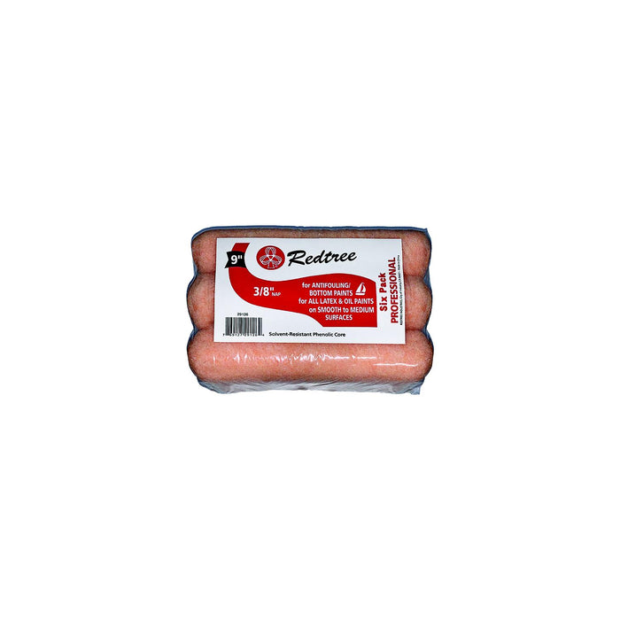 Redtree 29126 9" Bottom Paint Roller, 6/pk