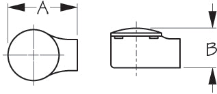 Sea-Dog Nylon Gas Lift Rod End Fitting (321599-1)