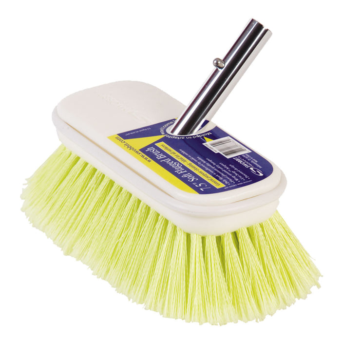 Cepillo de cerdas suaves Swobbit de 7,5" - Amarillo