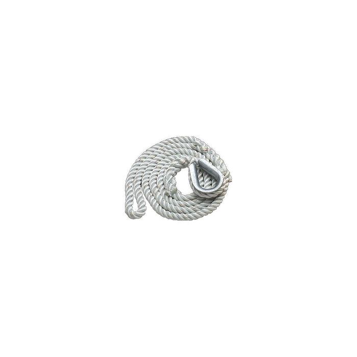 New England Ropes 629K02400012 3-Strand Mooring Pendant 3/4" X 12'
