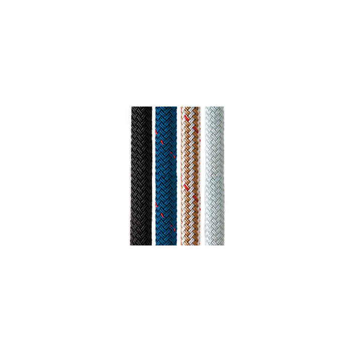 New England Ropes 50591600015 Double Braided Dockline, 1/2" x 15' White/Gold