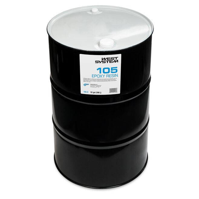 West System 105E Resin - 52.03 Gallon