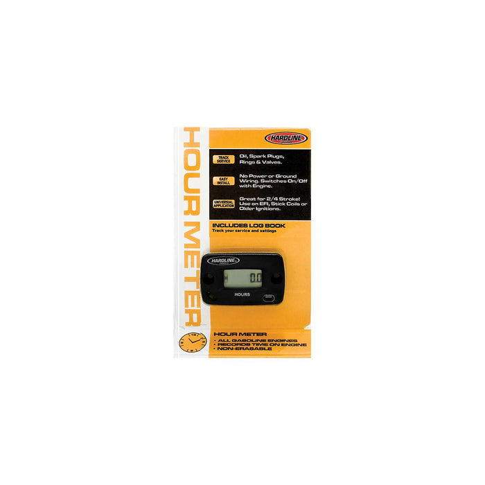 Hardline Products HR-8063-2 Hourmeter Any Gas Engine, 2-1/8"L x 1-1/2"W x 5/8" H