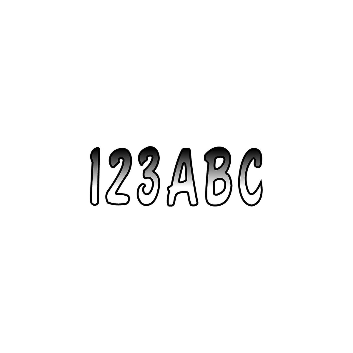 Hardline WHBKG200 Series 200 Registration Kit, Cursive, White/Black Gr ...
