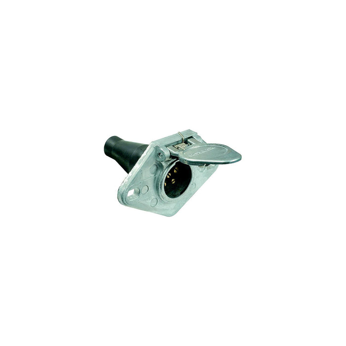 Pollak 11-608EP Pollack 6-Way Socket w/Rubber Boot