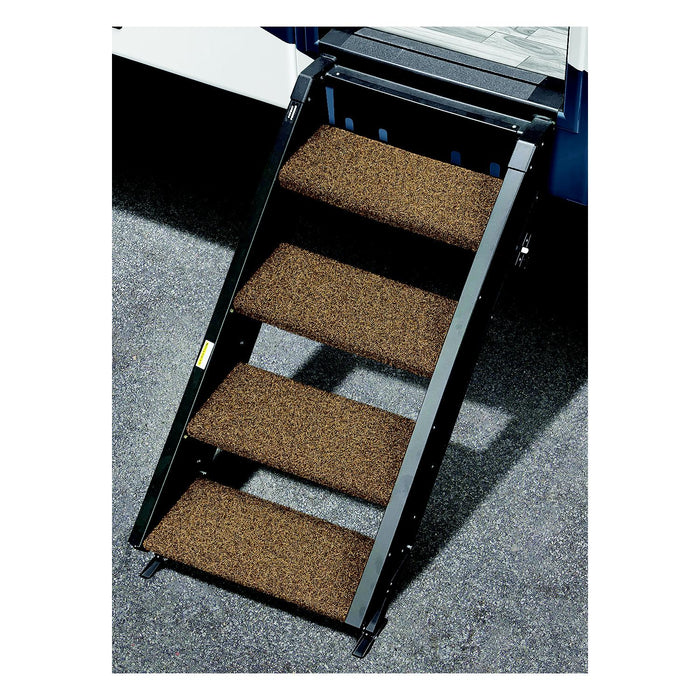 Prest-O-Fit 2-0537 Trailhead RV 4-Step, 23.5" Step Rug for MORryde Stepabove, Buckskin Brown