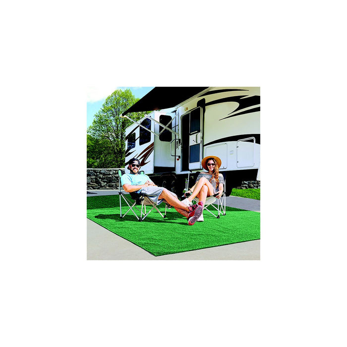 Prest-O-Fit 2-1200 Surface Mate Patio Rug, 8' x 12', Green