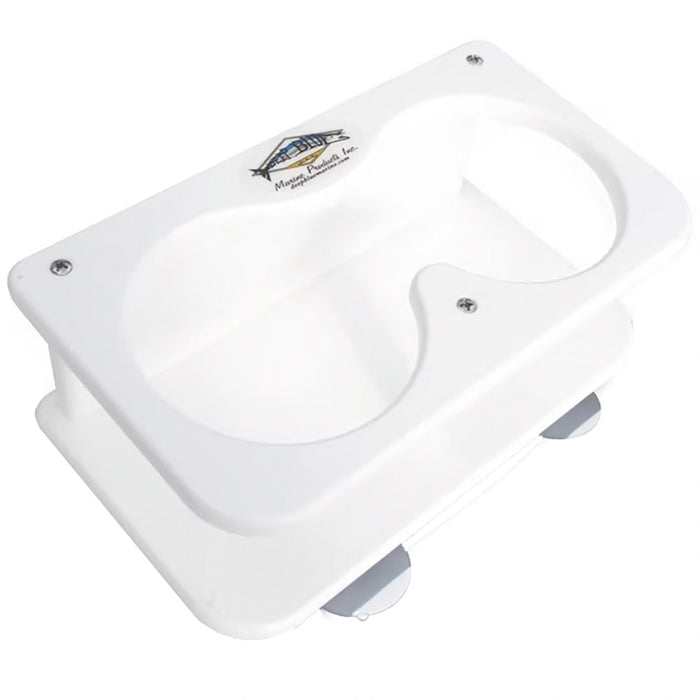 Deep Blue Marine Double Drink Holder w/Suction Cups