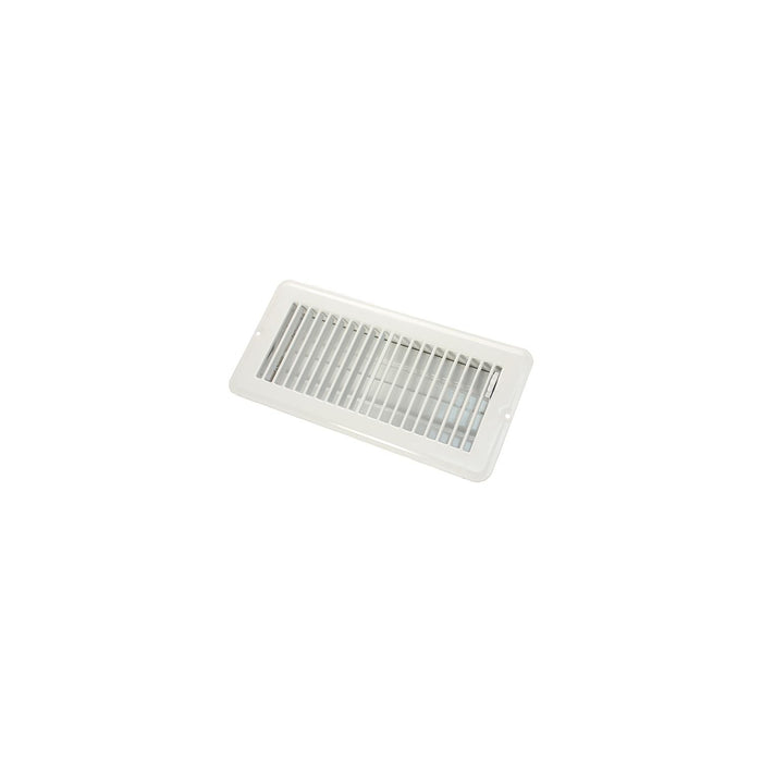 JR Products 02-29005 4" x 10" Dampered Metal RV Floor Register