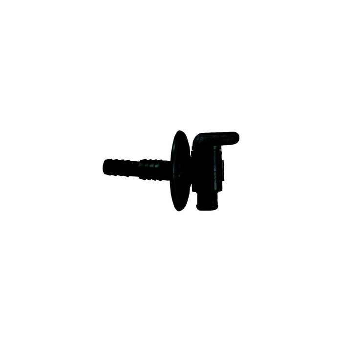 JR Products 04-62415 Dual Barbed Drain Cock, Black