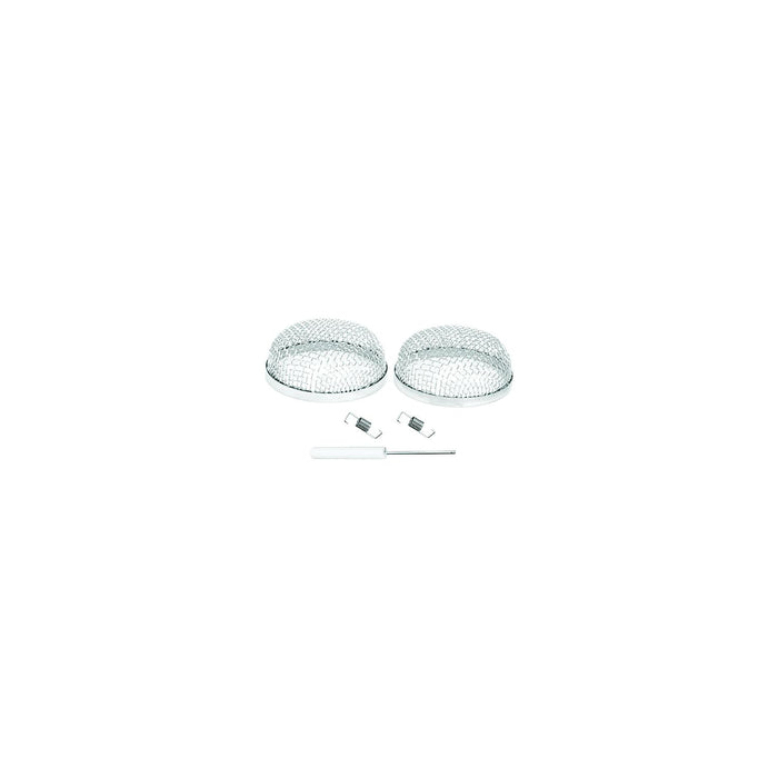 JR Products 06-30155 Mud Dauber Screens, (2) Screens 2-7/8" D x 1-5/16" H