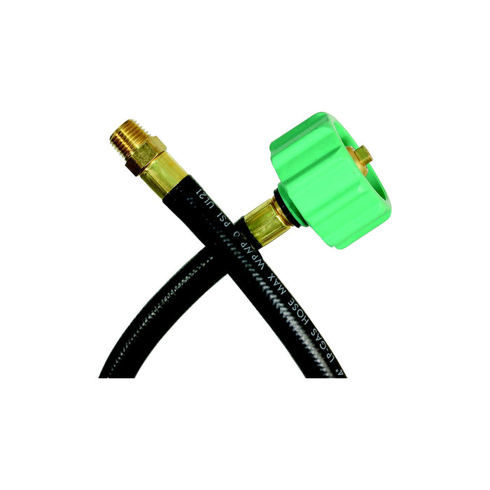 JR Products 07-30855 RV Rubber Pigtail Hose with 1/4" Male Pipe Thread End