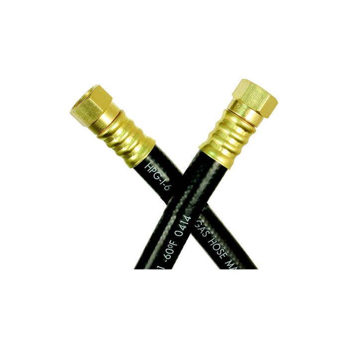 JR Products 07-31635 RV Thermoplastic LP Supply Hose w/ (2) 3/8" Female Swivel, SAE Ends