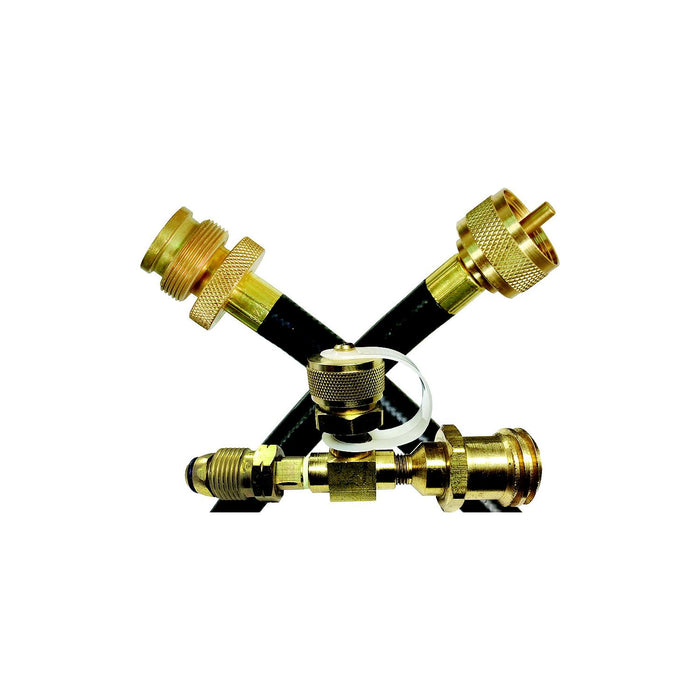 JR Products 07-31515 LP Tank Quick Connect Extended Flo Kit w/ 144" Hose for RV, Grills & Lanterns