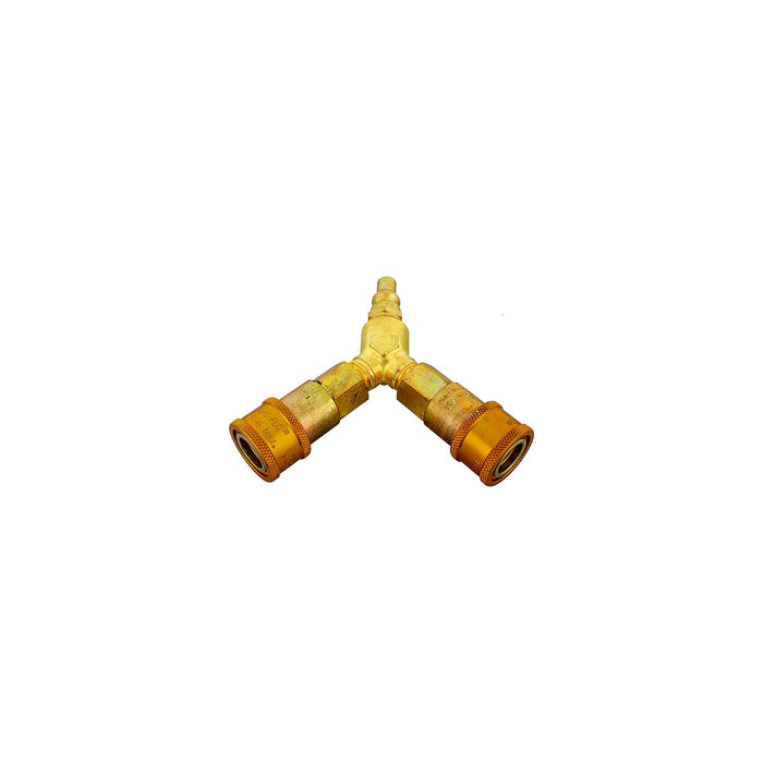 JR Products 07-31705 1/4" Gas Interchange Y-Splitter