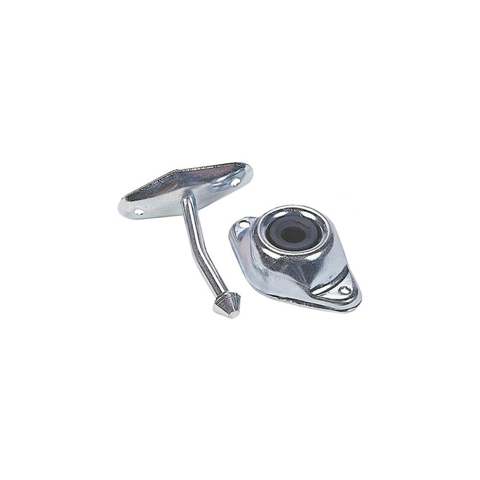 JR Products 10304 Angled Plunger Door Stop, 3"