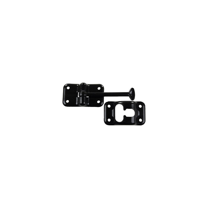 JR Products 10324 Plastic T-Style Door Holder, 3.5" Black