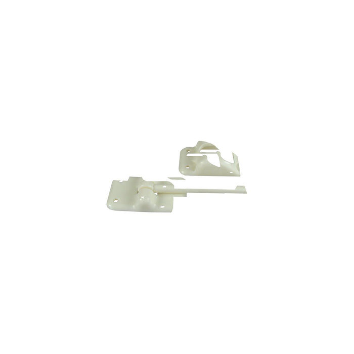 JR Products 10424 Plastic T-Style Door Holder, 3.5" Colonial White