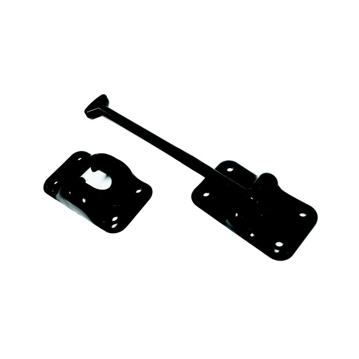 JR Products 10434 Plastic T-Style Door Holder, 6" Black