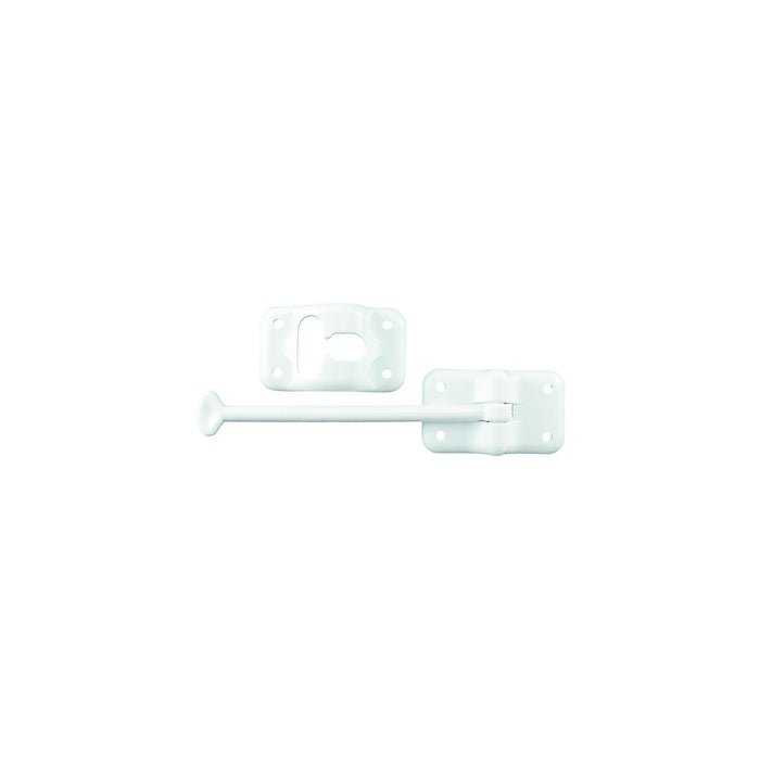 JR Products 10444 Plastic T-Style Door Holder, 6" Polar White