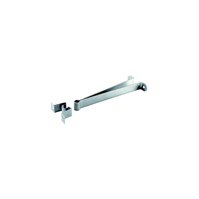 JR Products 10535 C-Clip Style Door Holder Metal, 3"