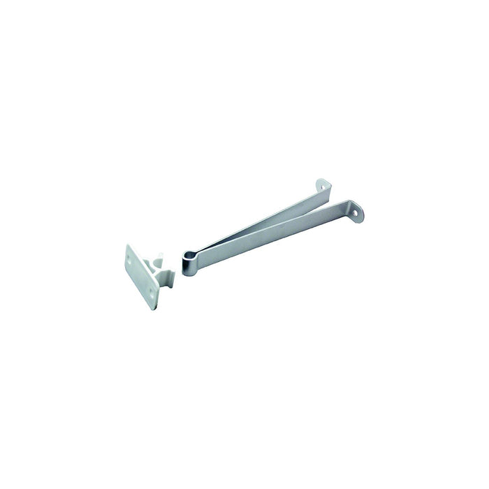 JR Products 10545 C-Clip Style Door Holder Metal/Plastic Combo, 3"