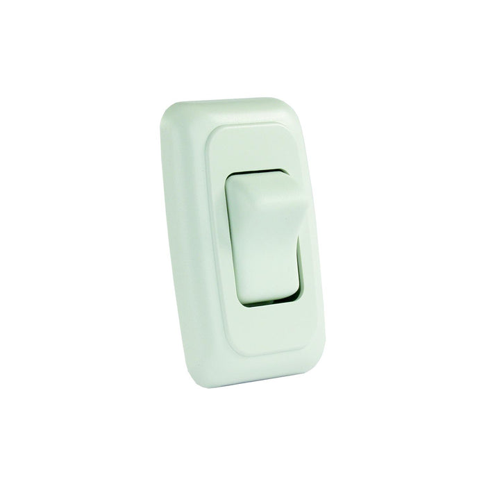 JR Products 12005 Single RV Rocker Switch Assembly with Bezel