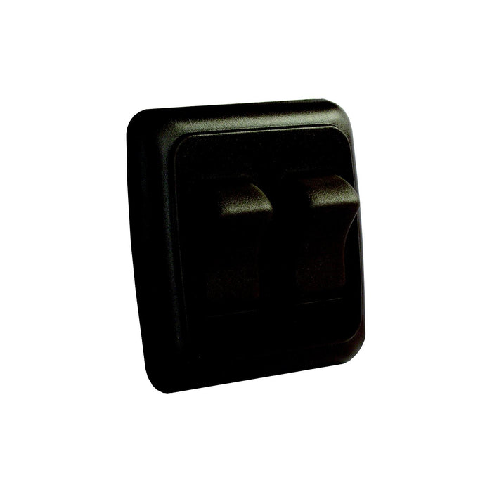JR Products 12145 Double RV Rocker Switch Assembly with Bezel