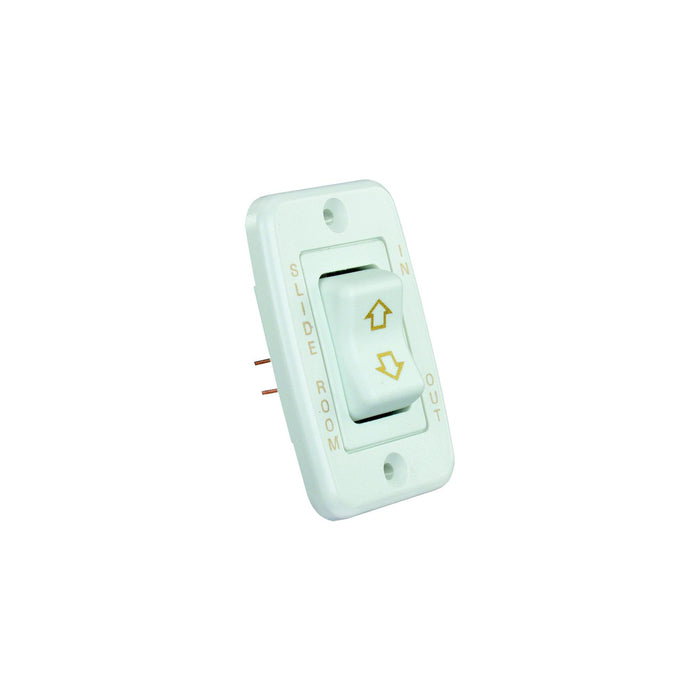 JR Products 12345 Low Profile RV Slide Out Switch with Bezel