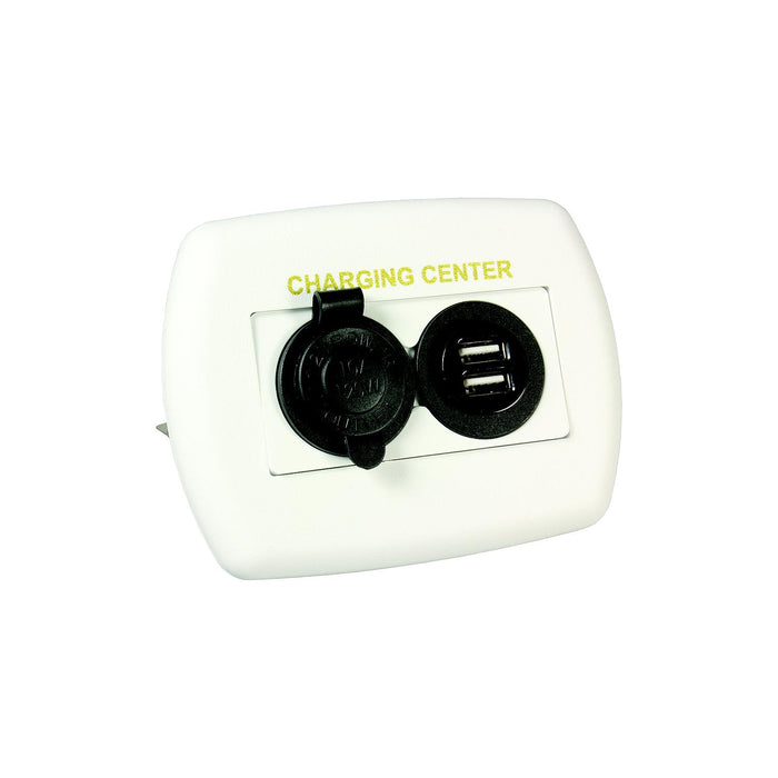 JR Products 15085 RV 12V/USB Charging Center