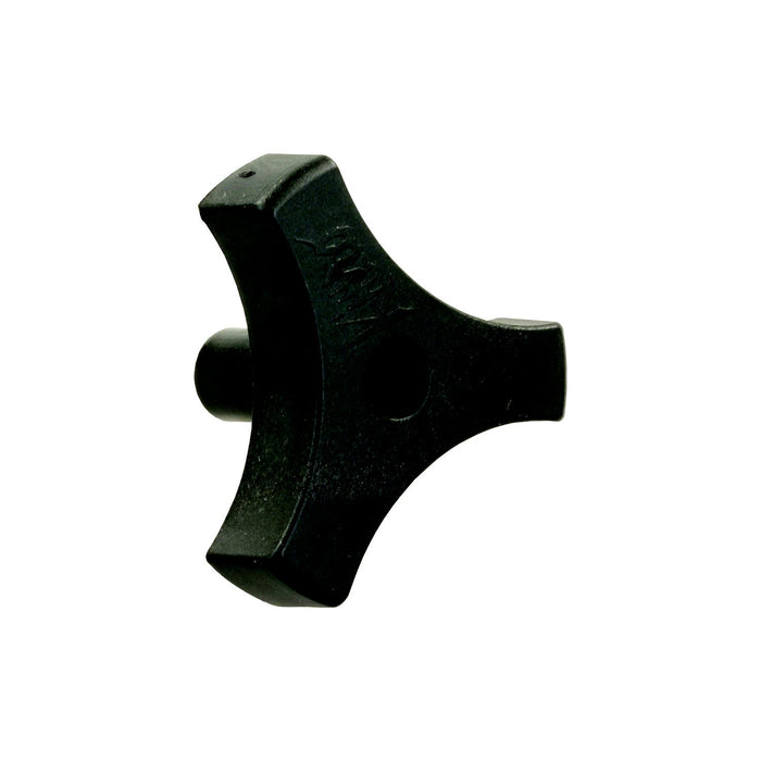 JR Products 20175 Tri-Lug Window Knob, Black