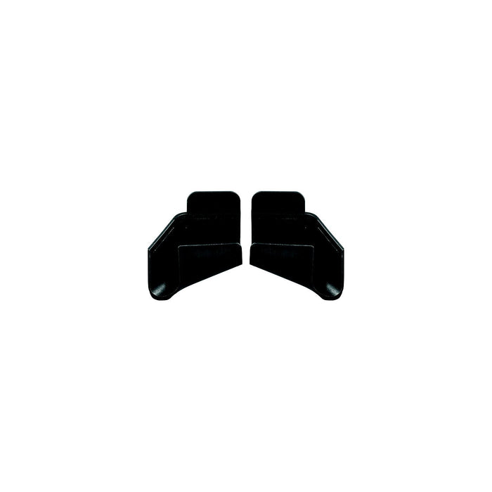 JR Products 389BK-A RV Rain Gutter Spouts, Black, 1 pr.
