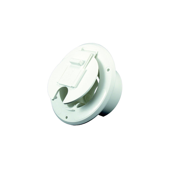 JR Products S-23-10-A Cable Hatch, Round Polar White