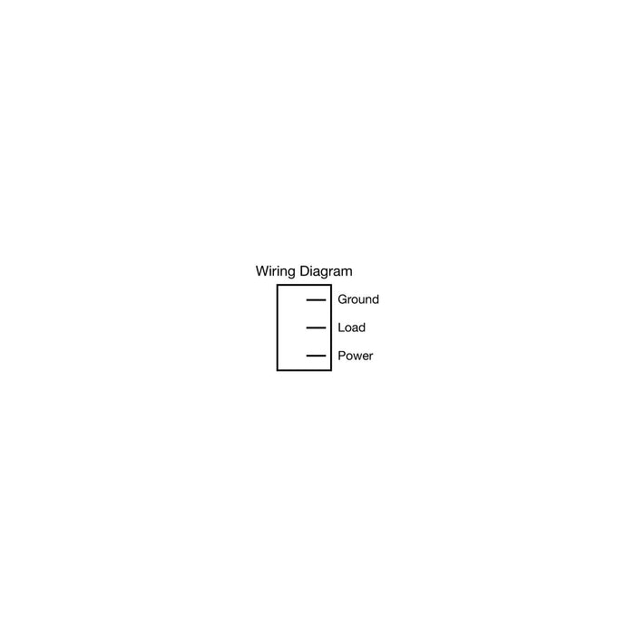 JR Products 12045 Red Illuminated RV On/Off Switch