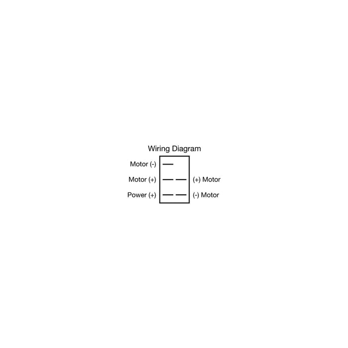 JR Products 12095 White High Current Single RV Slide Out Switch with Bezel