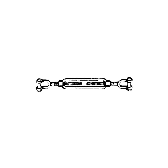 Chicago Hardware 30601 Turnbuckle, Galvanized Jaw & Jaw