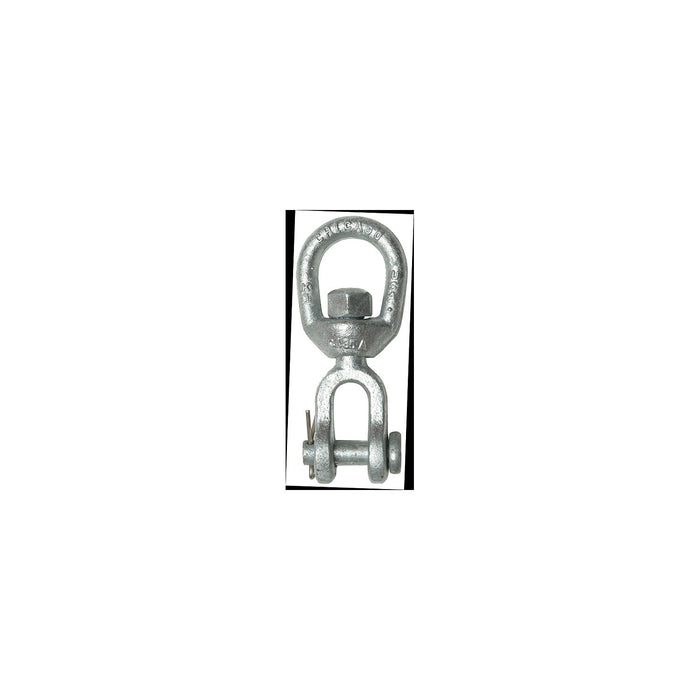 Chicago Hardware 216203 Galvanized Jaw & Eye Swivel, 1/2"
